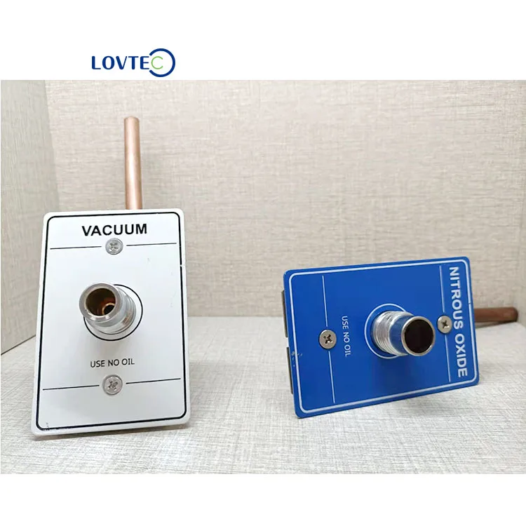 Lovtec hospital use wall mounted oxygen terminal diss standard medical gas outlet