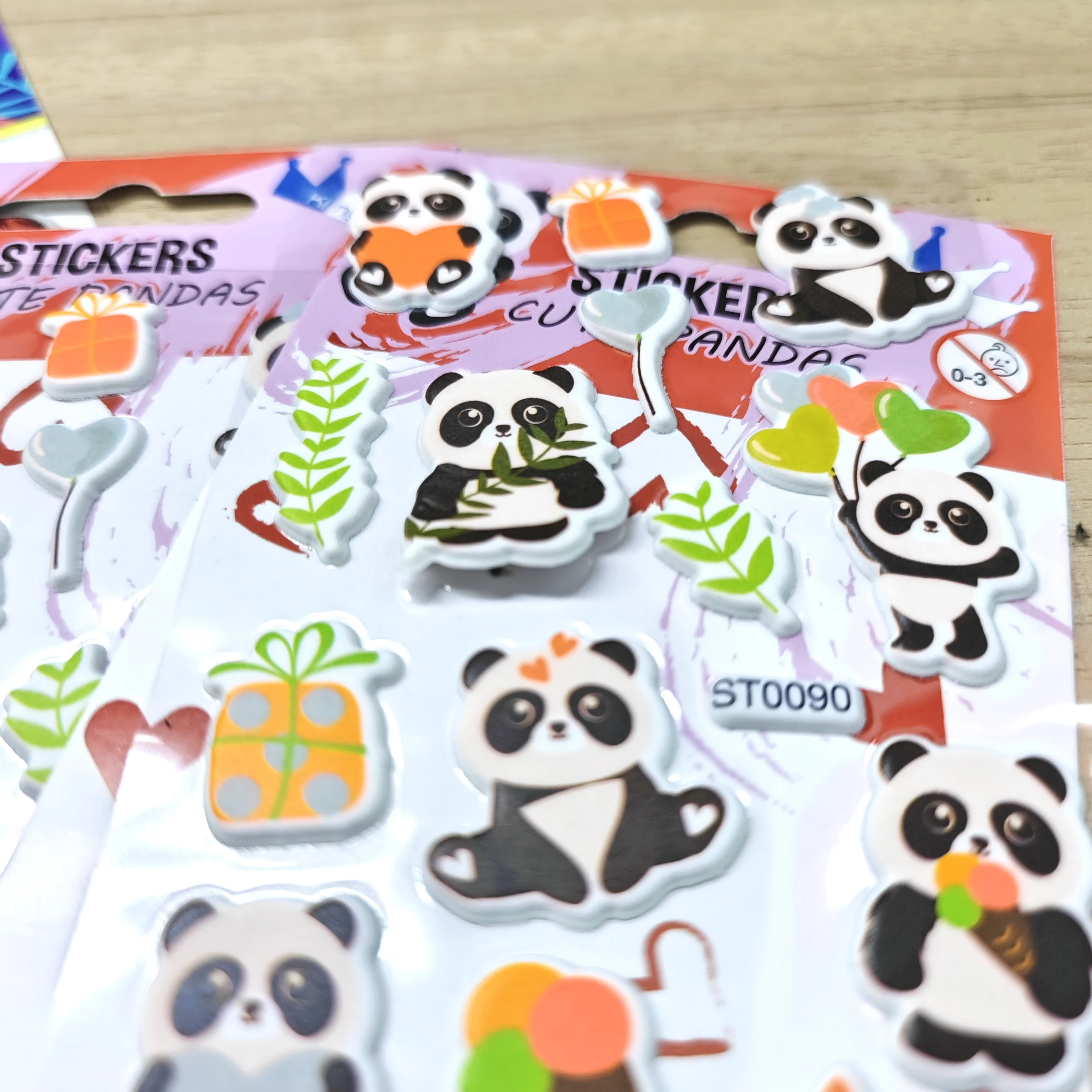 Custom Foam stickers for kids Bulk bubble sticker Wholesale children bubble stickers