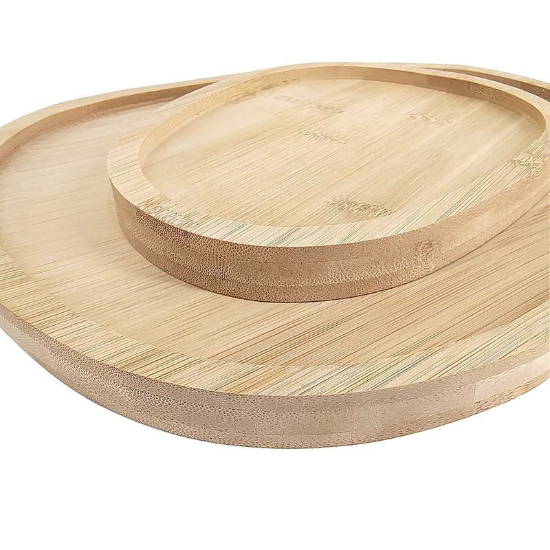 Wholesale Eco-friendly Kitchen Accessories Logo Custom Rectangular bamboo serving trays