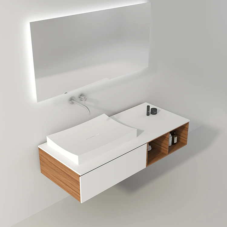 BS-8309 новый дизайн со стандартными размерами прямоугольные комнаты небольшая Угловая Ванная комната твердой поверхности камня смолы кран для раковины, кран для раковины, мыть руки бассейна