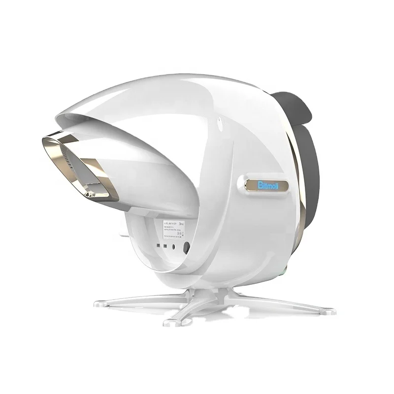 2020 Linuo BitMoji AI Intelligent imager 8 spectrum digital magic mirror skin analyzer  multilingual