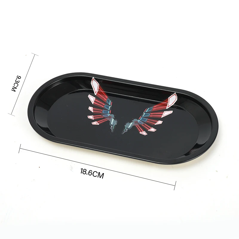 Melange Metal Rolling Tray 18.6*9.3cm Herb Tobacco Custom Logo