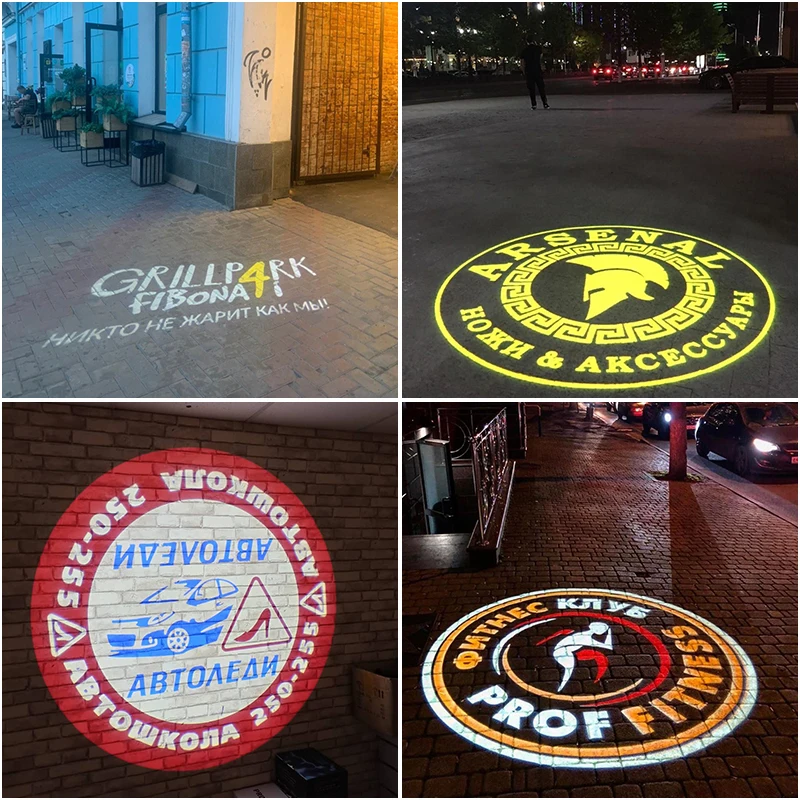 15 Вт комнатный рекламный проектор gobo напольная лампа с логотипом на заказ Корея сертификация kc