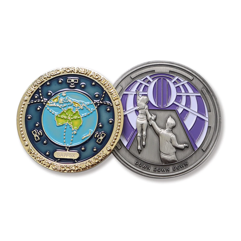 Custom Challenge Coins No Minimum Souvenir Zinc Alloy Gold Silver Copper Coin
