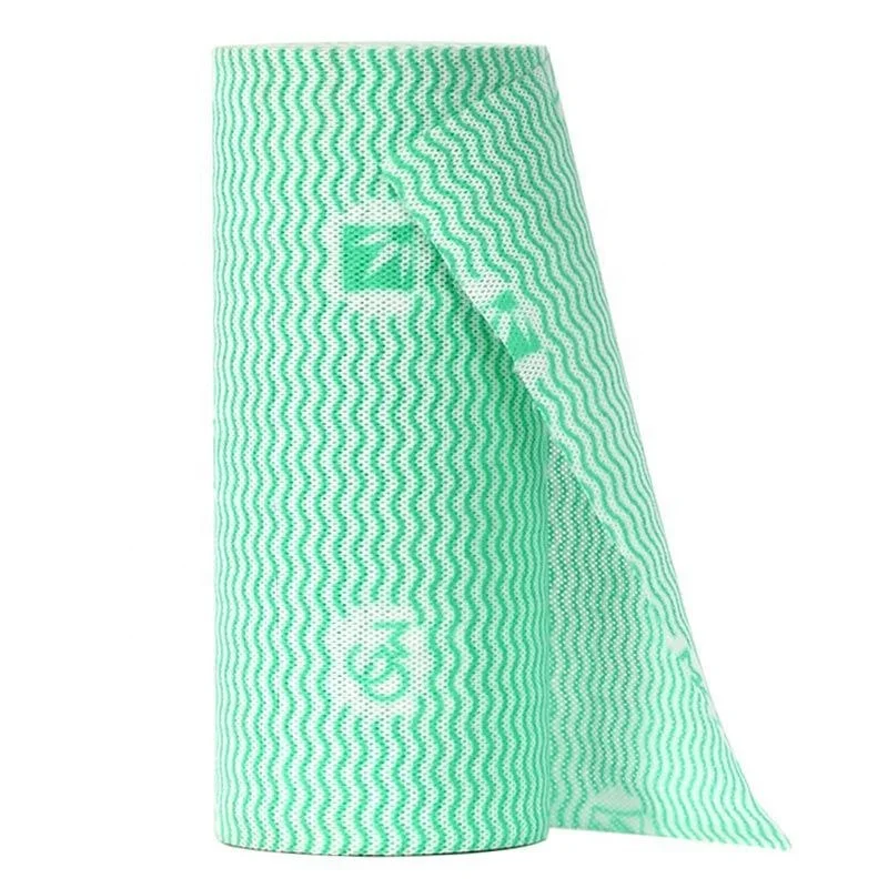 Thick bamboo fiber dish cloth Kitchen Lazy rag (1 roll)