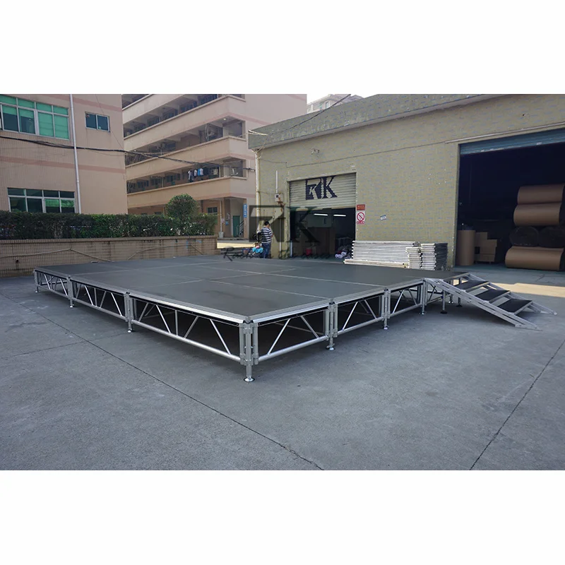 aluminum stage with stairs truss stage aluminum stage platform podium
