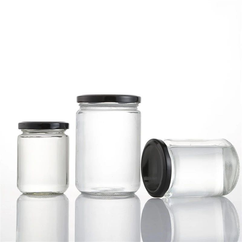 promotion Types Of Size Available Round Shape Glass Honey Pots Wholesale spicy jar mason jar