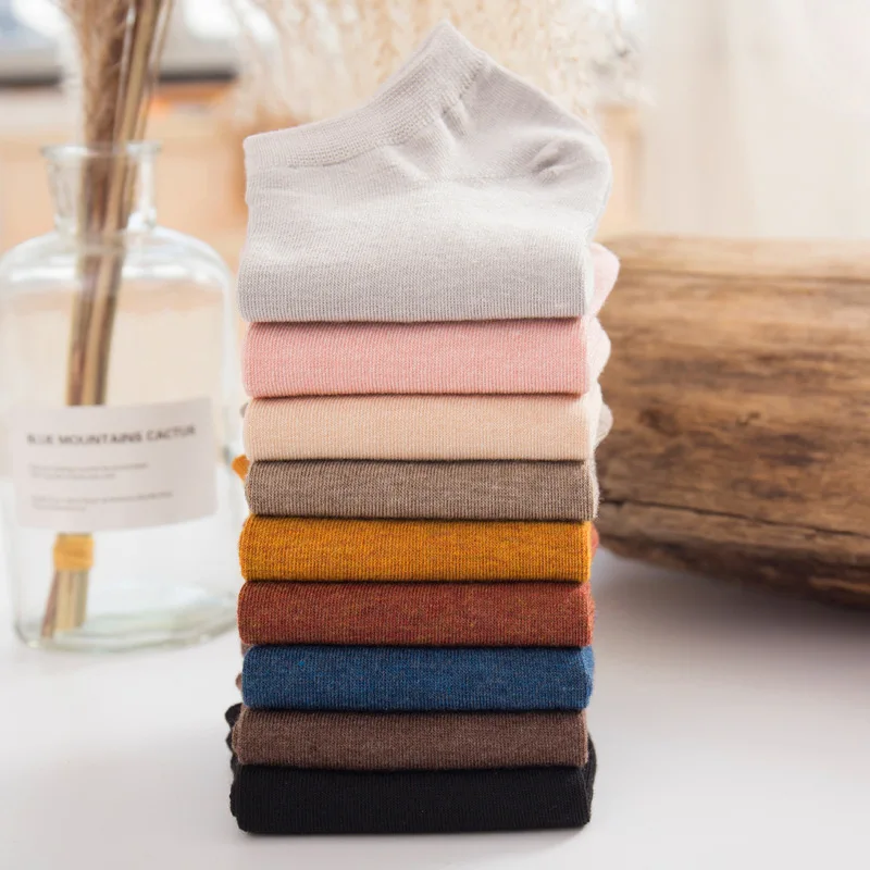 Women Anti-bacterial Bamboo socks Low cut thin socks