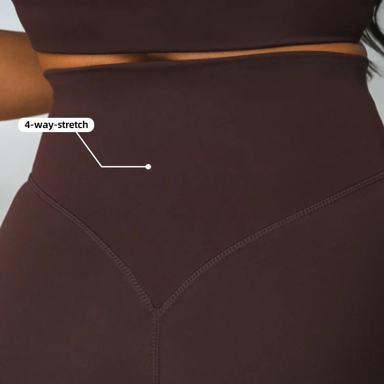 MIQI comfortable high waist yoga leggings V-shape tummy control legging fitness exercise yoga pant