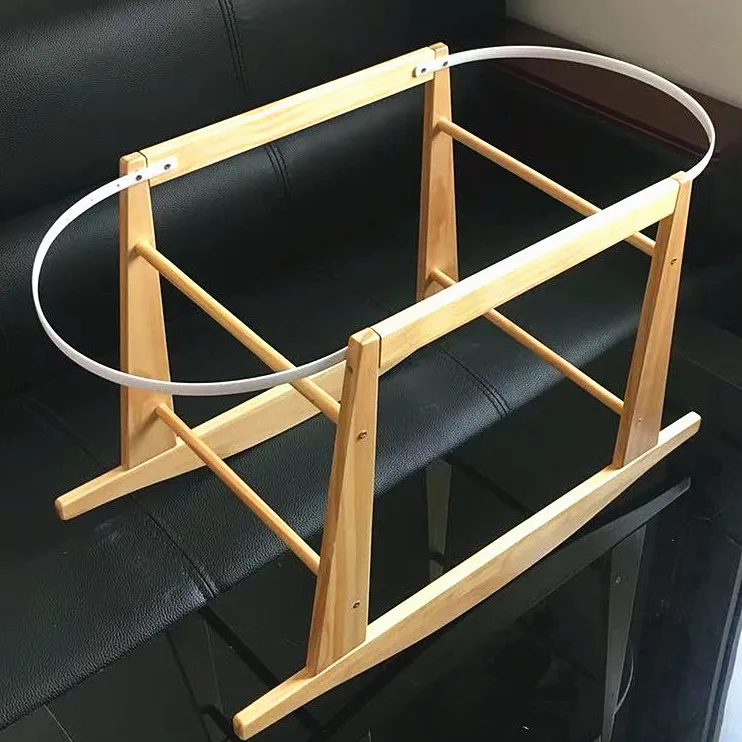 baby wooden bassinet moses basket stand
