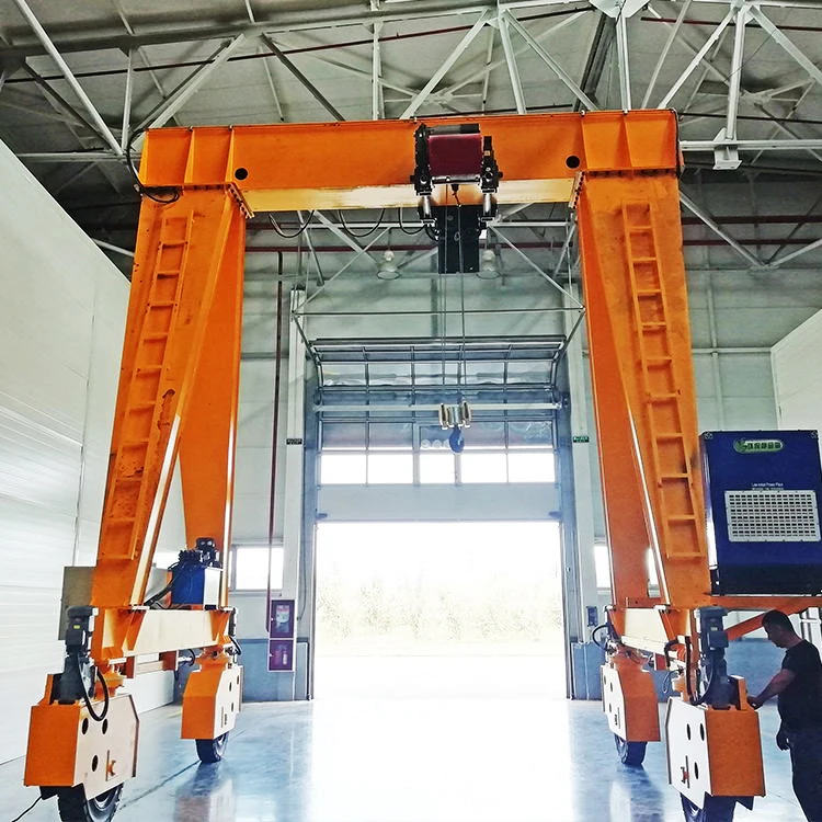 Material Handling Crane Straddle Carrier Single girder Lift hydraulic Electric Straddle Carriers For Indoor/Outdoor