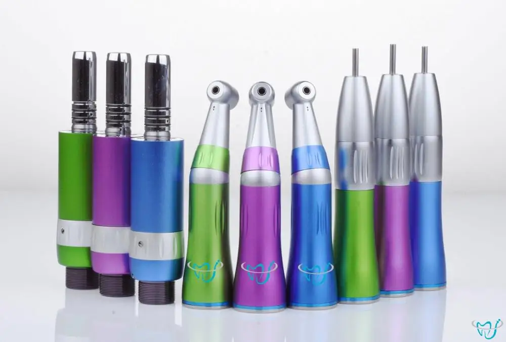 Push button 1:1 Inner Water Spray Low Speed Handpiece Dentist Tool Contra Angle Handpiece CE