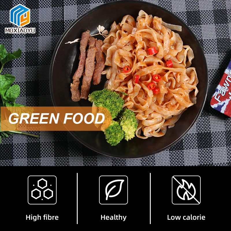 Hot Selling Lose Weight Zero Sugar Shirataki Noodles Instants Fast Food Meal Replacement Konjac Fettuccine