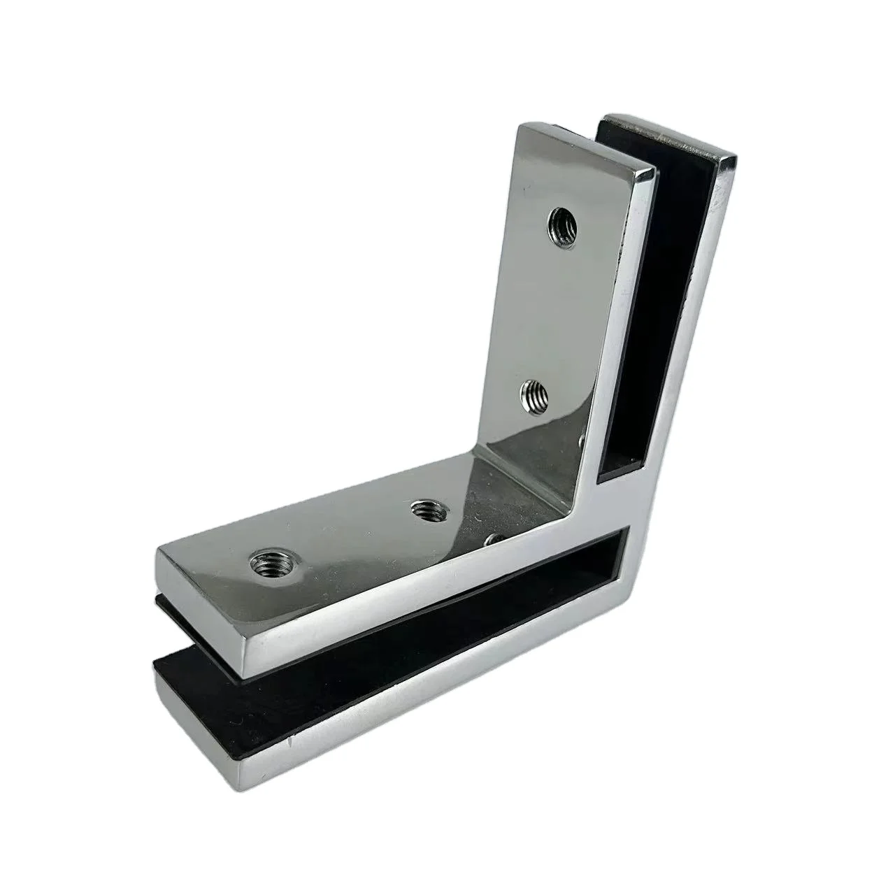 Stainless Steel 90 Degree Swimming Pool Fence Stairs Square Glass Clamps Stainless Steel 304 316
