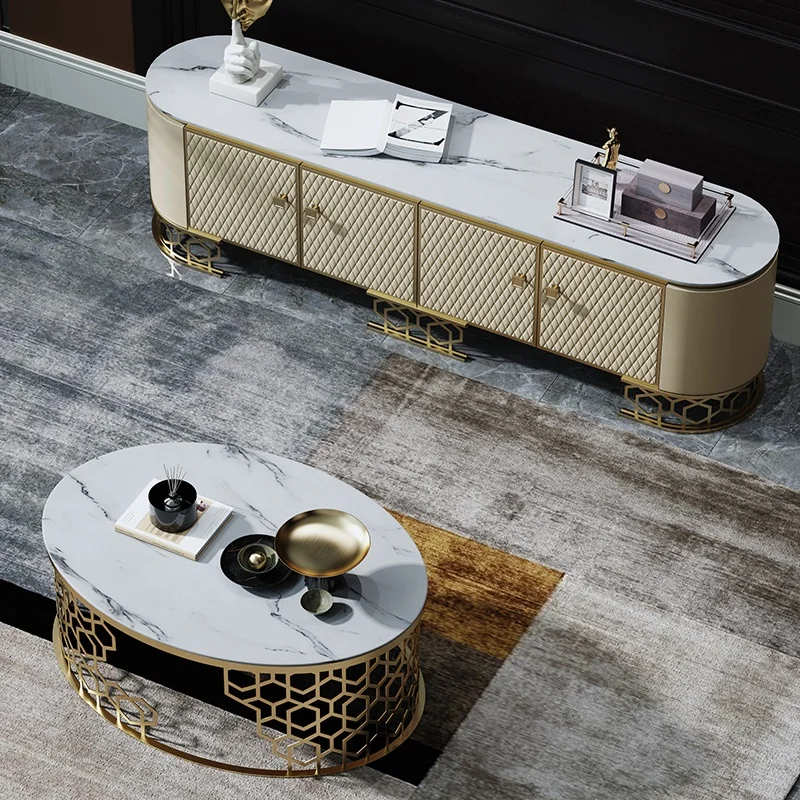 Новый продукт акция металлическая мебель для дома уникальный круглый журнальный