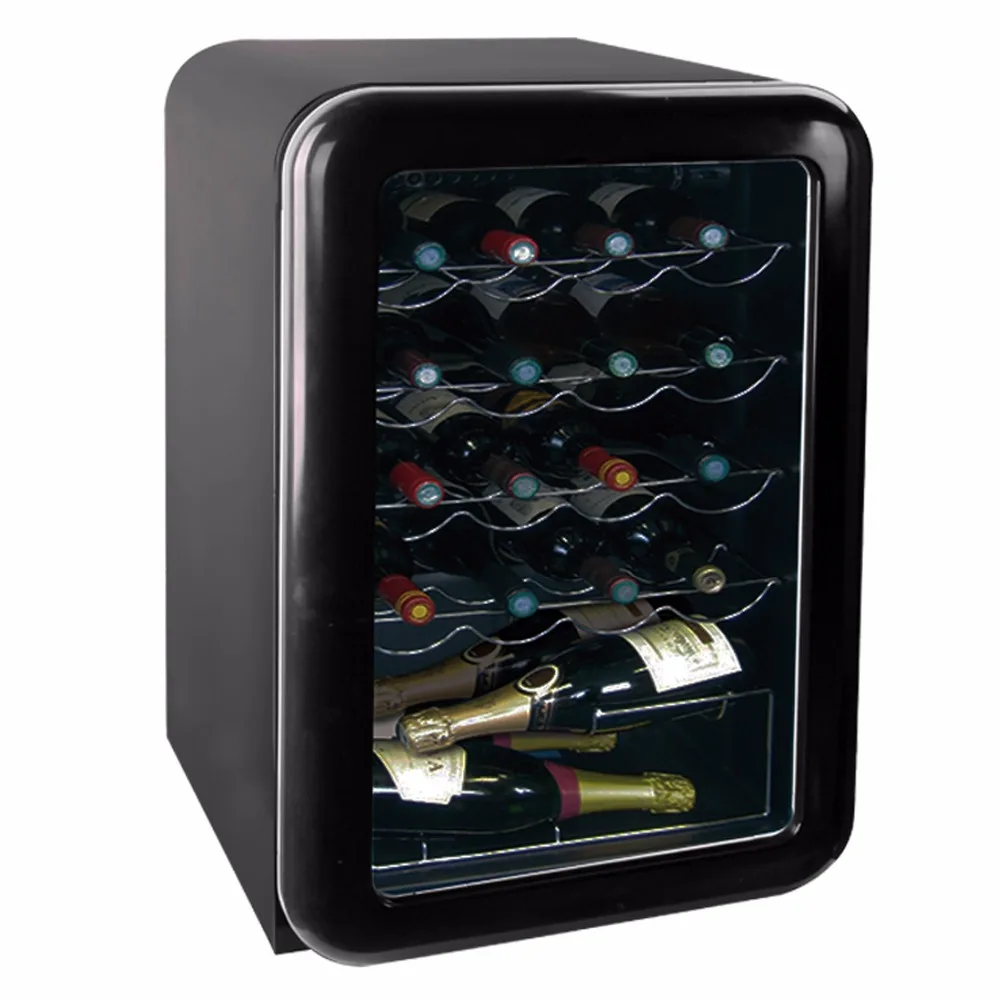 115L glass door wine cooler retro fridge
