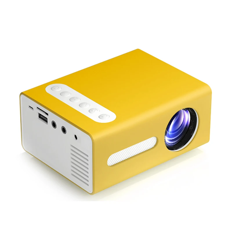 
Newest T300 Digital LED Mini Projector 320*240p Cheap Mini Home Beamer for kids Christmas Gift Support 3D 1080P 