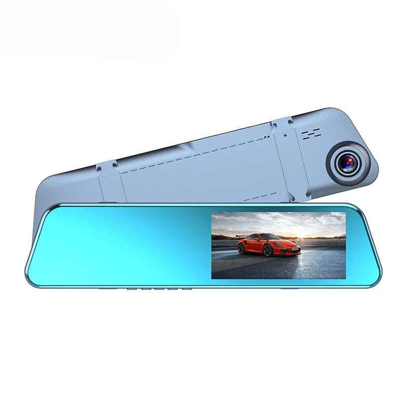 Car Dashcam Front 720P Rear 480P 5.18 Inch Ips Touch Screen Car Dvr Camera Front Car Mirror Dash Cam Logger Grabadora De Coche