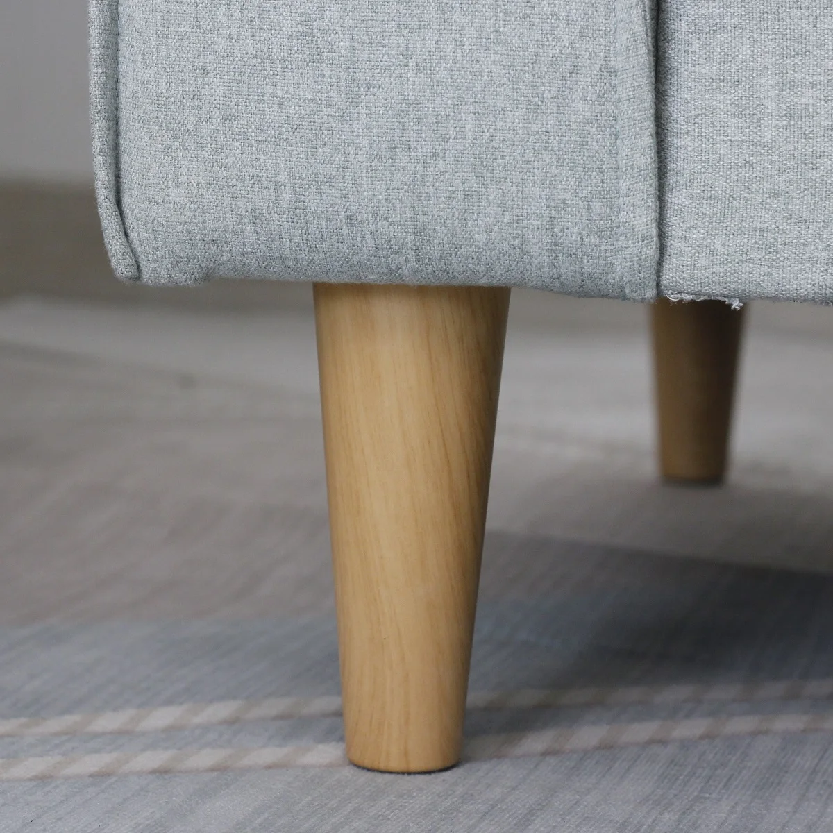 150mm Height Set Of 4pcs Wood Walnut Color Sofa Leg plastic Sofa Legs Modern For Living Home