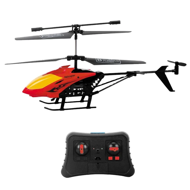 King Helicopter 2 Channel Infrared Rc Helicopter Battery Mini Plastic Unisex ABS Radio Control Toy RC Model 24 15m 25*5*11