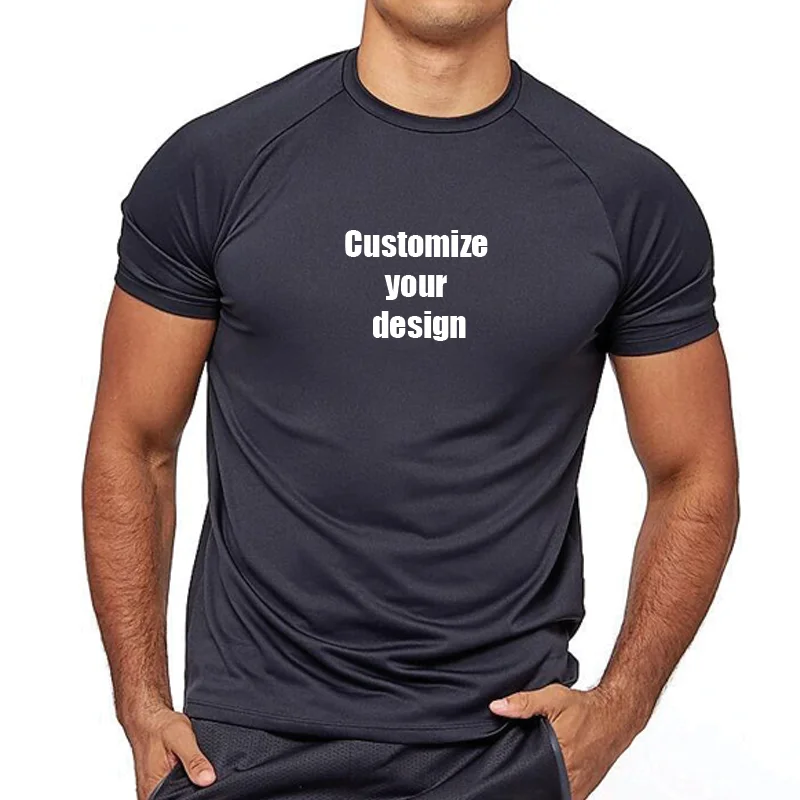Best Seller Quick Dry Running 100% Polyester Sublimation t Shirt Custom Gym Training T Shirt Fitness Men Tshirt