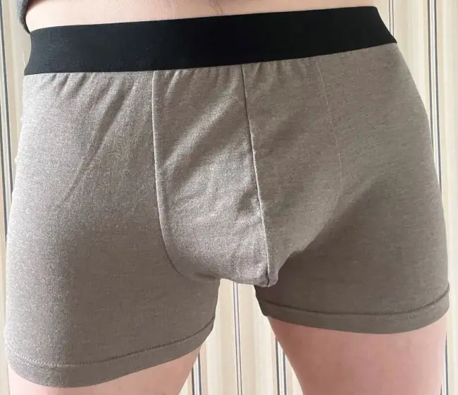 Anti-bacterial silver underpants EMF protection