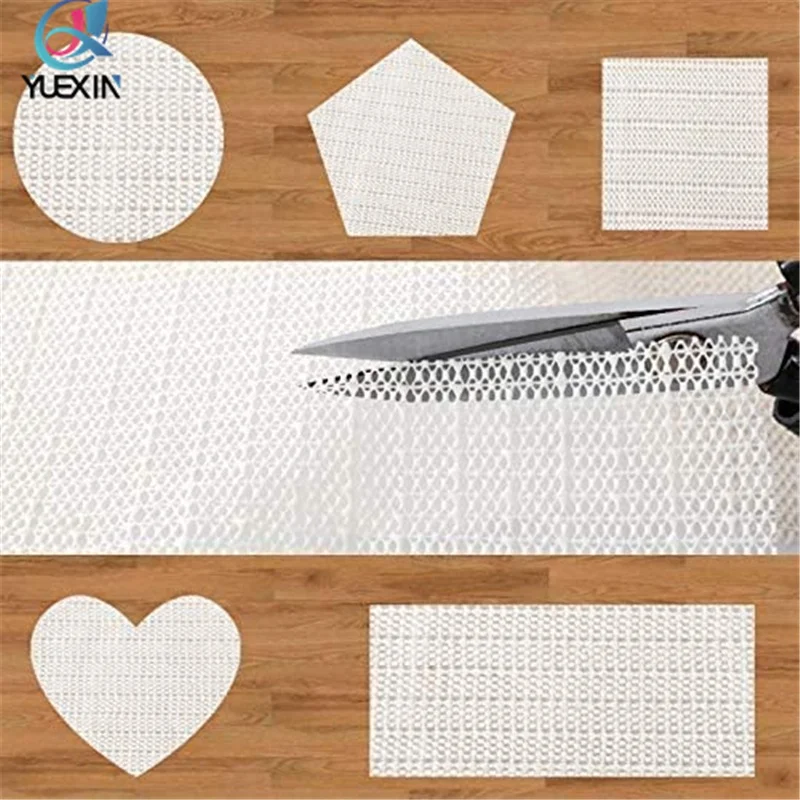 Anti Slip Gripper Roll Rubber Matting Waterproof Floor Mat PVC Shelf Drawer Liner