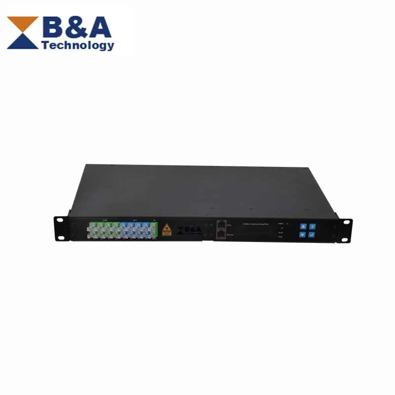 High power 4 ports 1550nm edfa with wdm in Shanghai edfa supplier eryb fiber amplifier