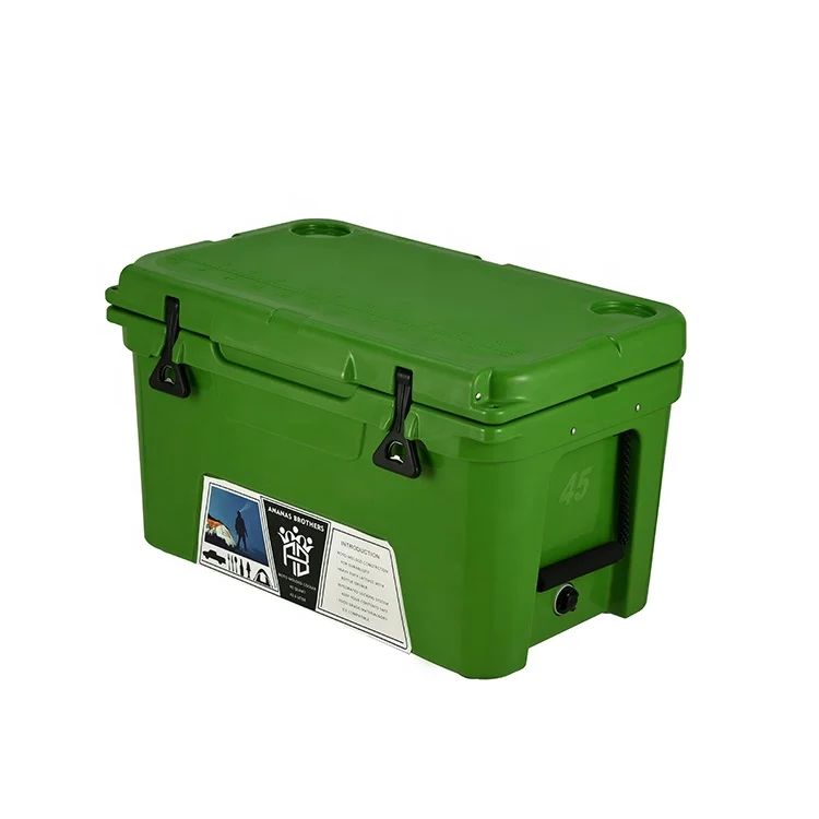 45qt Custom Ice Cooler Box Insulated Camping Car Icebox