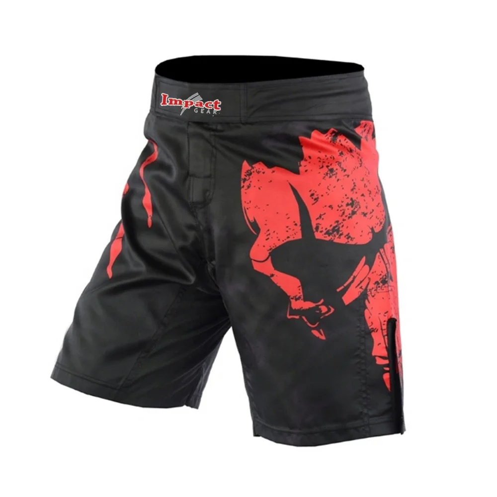Мужские сублимационные шорты для ММА, шорты для кикбоксинга
