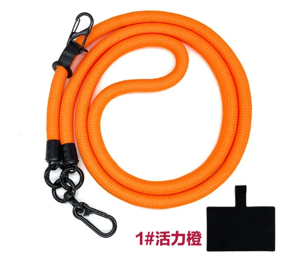 Universal Phone Lanyard Adjustable Neck Strap With Phone Patch All Smartphones And Dacron Rope With Metal