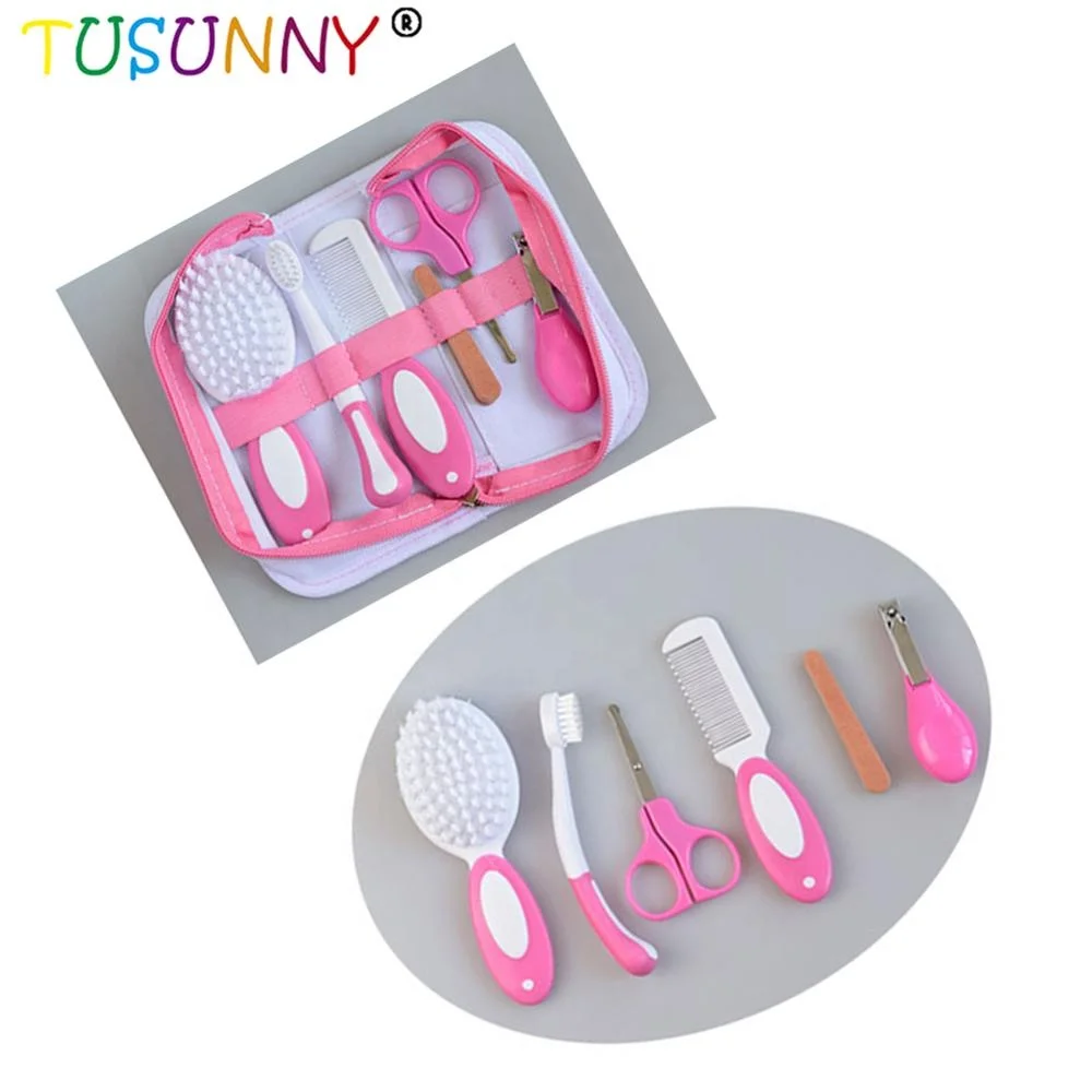 9 Pcs Baby Health And Grooming Kit Travel Portable Baby Care Grooming Kit