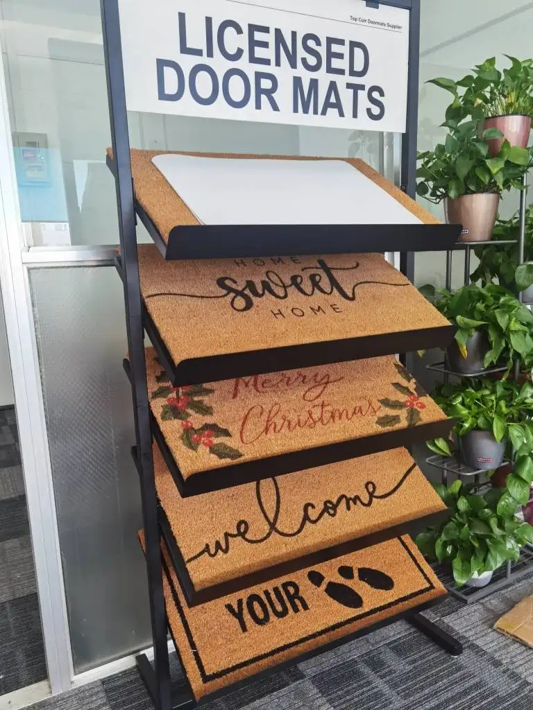 Coconut Coir Display Stand Door Mats Doormats Shelf