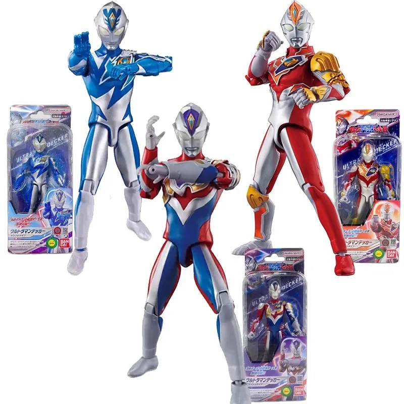 Bandai Ultraman Decker Strong Type Action Figures Series Joint Rotatable Official Genuine Children Toys Bargain Price Wholesale