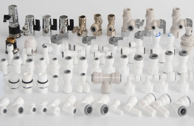 Quick Connector Push In To Connect Tube FIttings for RO Water Purifier System Spare Parts