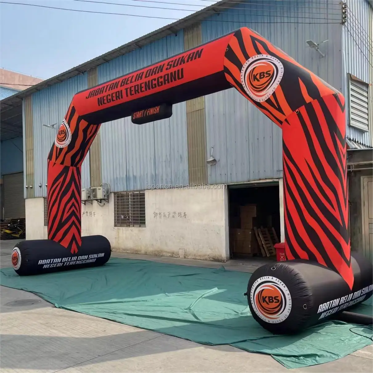 Professional Export Manufacturer Advertising Running Events Custom Logo Printing Arch Gate Inflatable Race Arch