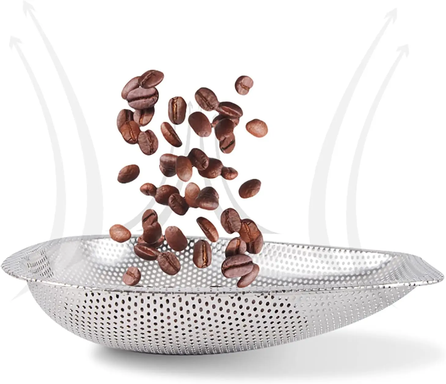 Coffee Bean Cooler or Roasting Cooling Machine or Dustpan-Shaped Stainless Steel Net Heat Dissipating Bean Net