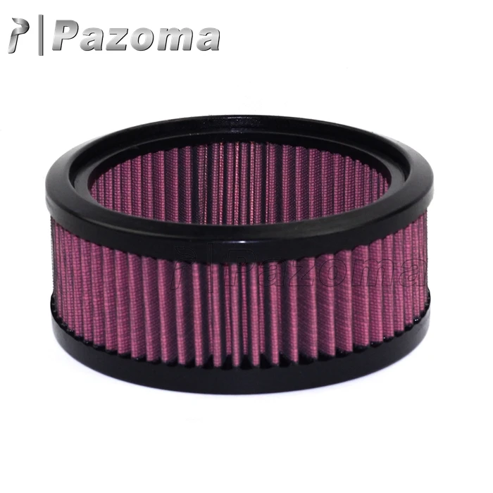 Круглый воздушный фильтр высокого потока хлопок марли мотоцикл воздухоочиститель для Harley Davidson KN E3226