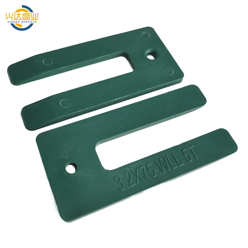 75mm U Type Modern Design Plastic Window Packer Shims PP Material Shims and Packers