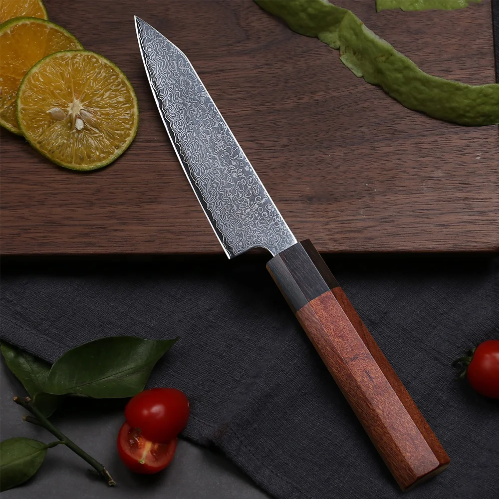 VG10 Damascus Chef Utility Knife  For Fruit & Vegetable Peeling Tools