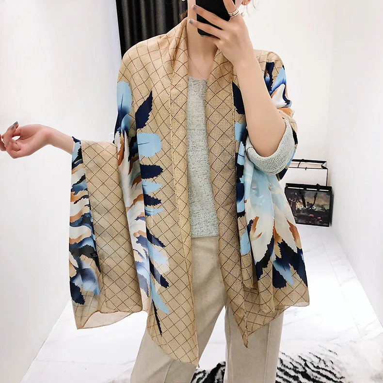 
Factory Manufacture Fashion Design Printed Custom Elegant lady Matte Satin Scarf 