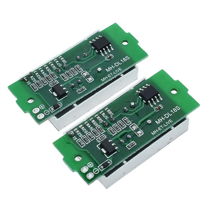 1/2/3/4/6/7/8s Lithium battery meter display module  three string LED lithium battery indicator board