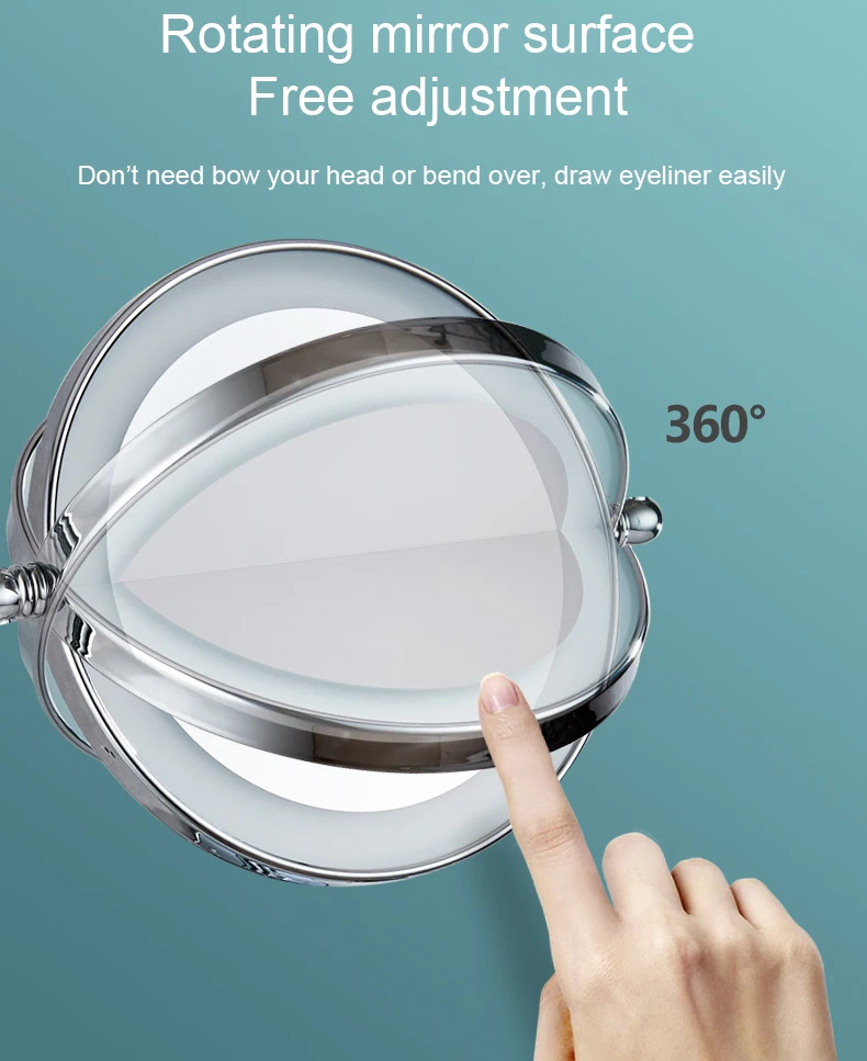 Led mirror smart 304 stainless steel mirrors black series 4 double sided lighted vanity mirrors for bathroom