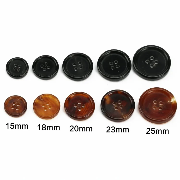 Professional Manufacturer Wholesale Natural Real Custom Ox Cow Horn Buttons for Suit