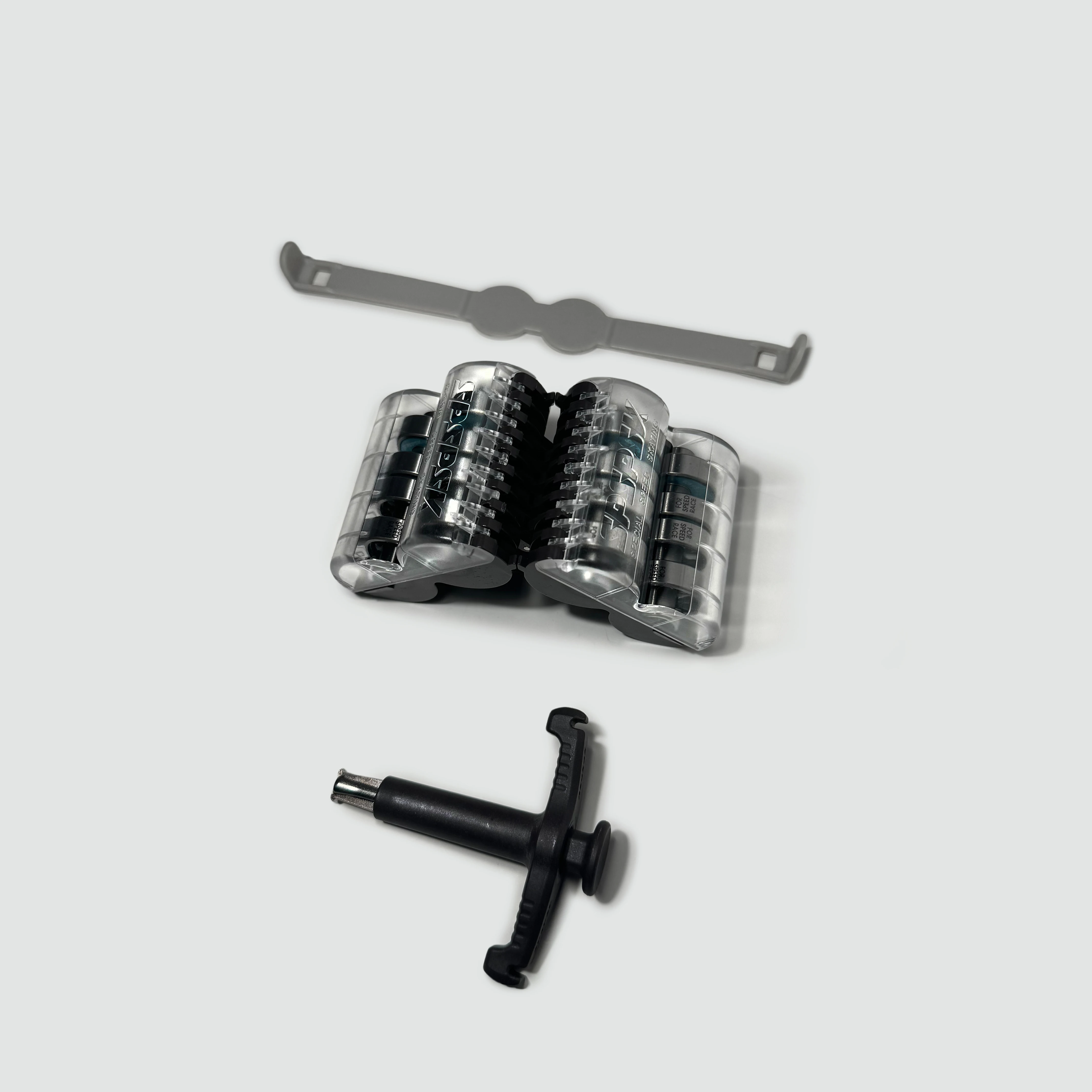 New High Quality Speed Skates Ceramic Bearings Easy to Remove Packing High-rotating Black Skateboard