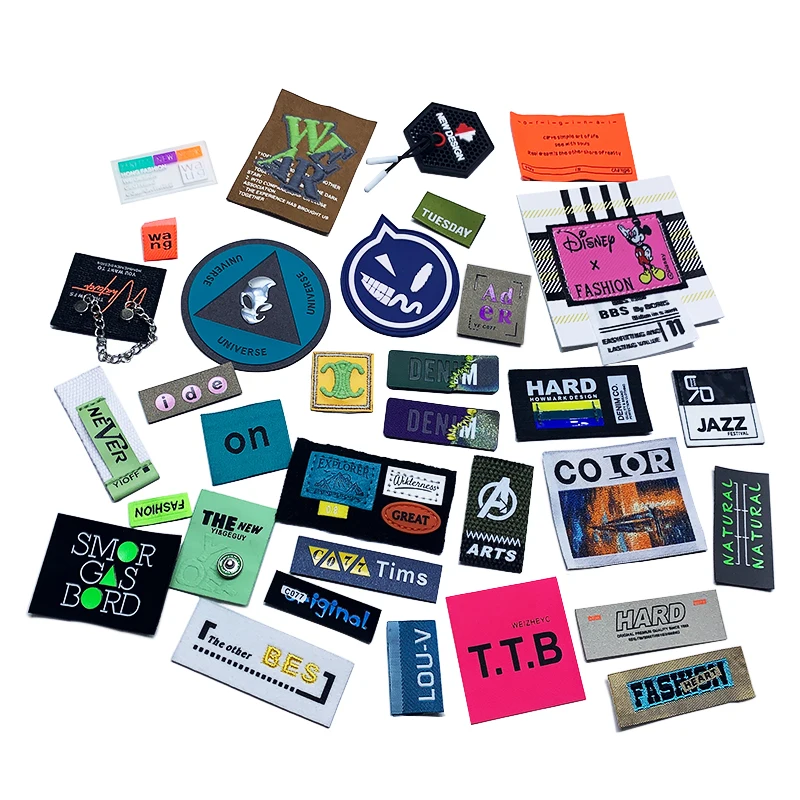 Оптовая продажа, Заказные логотипы, печатные этикетки для одежды, футболки и одежды