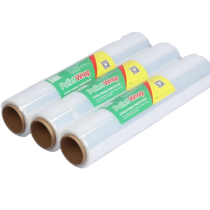 Custom Stretch Wrap Plastic Stretch Film Pe Packaging Roll Film