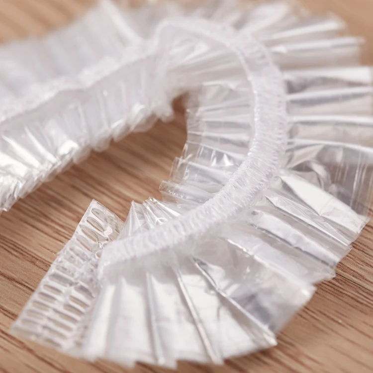 Disposable transparent shower cap for use in hotels, tourism and spas, individually packaged, family use (sample free)