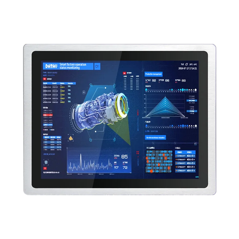 7 10.1 11.6 12.1 18.5 19 21.5 inch Embedded  Full IP65 industrial open frame capacitive Resistive Industrial touchscreen monitor