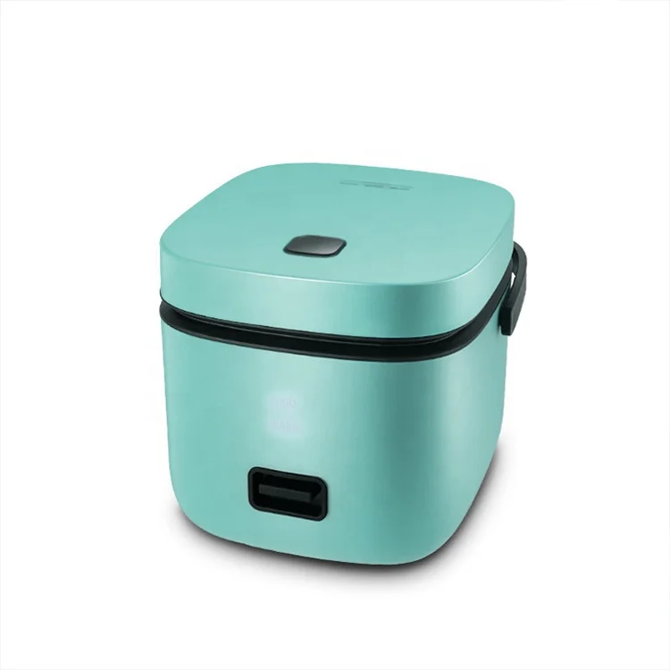 1.2L Small Electric Rice Cooker Multi Cooker With Removable Nonstick Pot For Rice Soup Stews